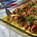 Southern Five Layer Beef Casserole Recipe