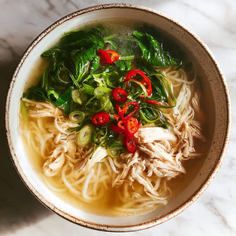 Ginger Garlic Chicken Noodle Soup Recipe