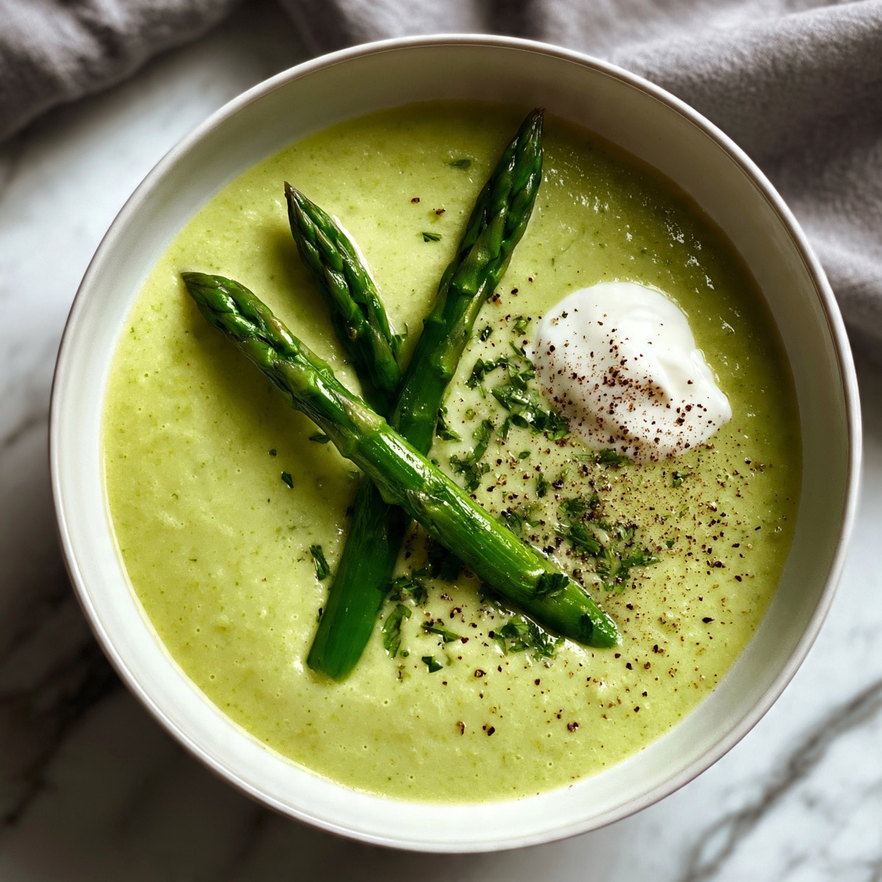 Cream of Asparagus Soup Recipe