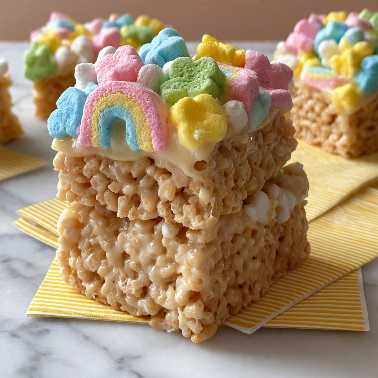 Lucky Charms Krispie Treats Recipe