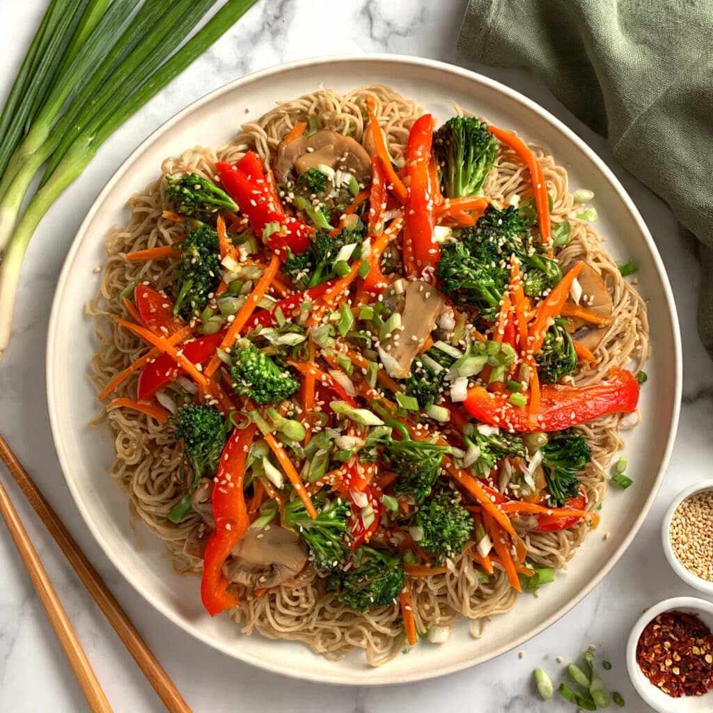 Vegetable Stir Fry Noodles Recipe