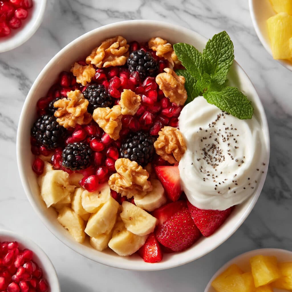 Yogurt Fruit Dinner Bowl Recipe