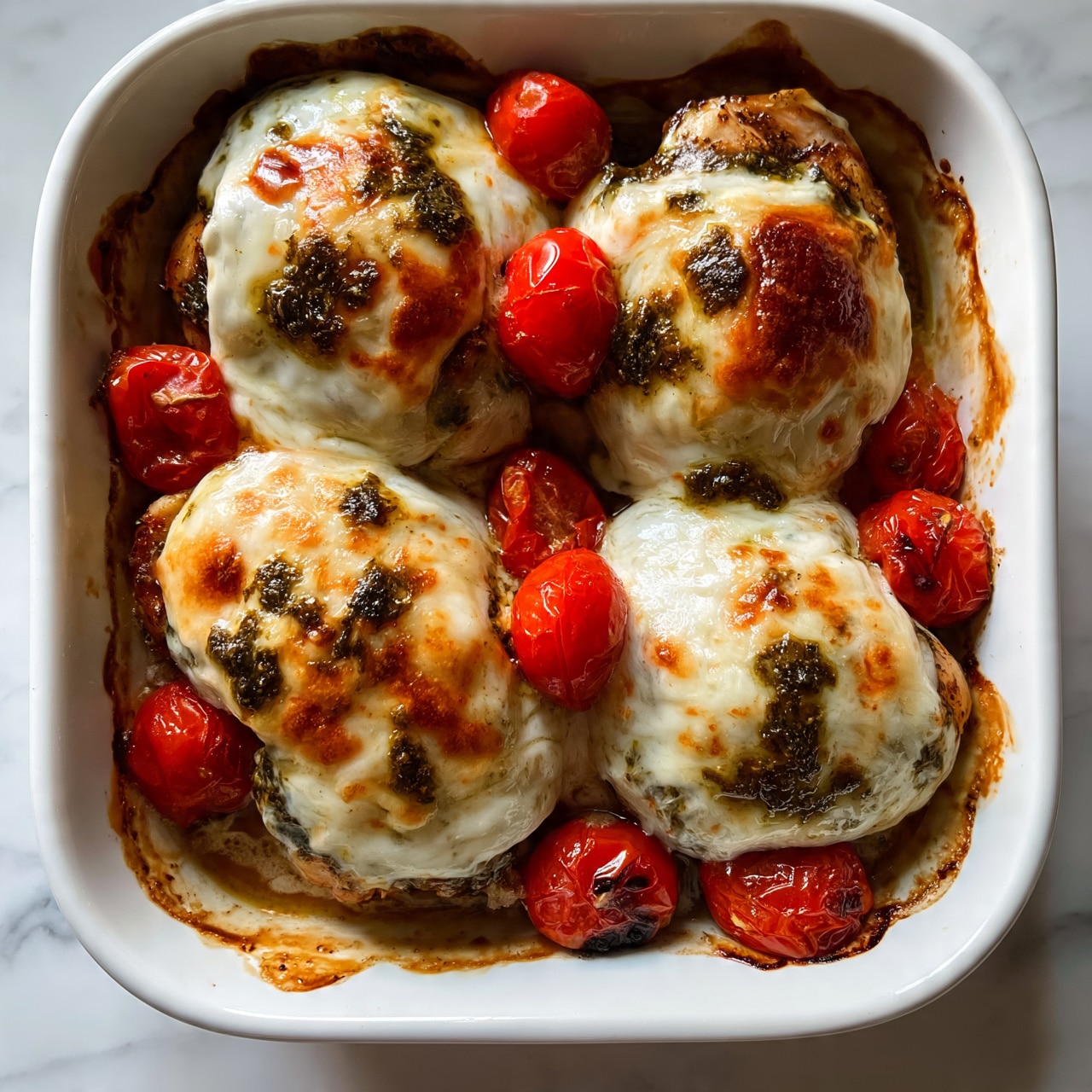 Pesto Mozzarella Chicken Bake Recipe