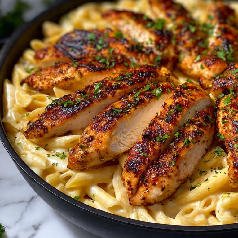 Garlic Parmesan Chicken and Pasta Recipe
