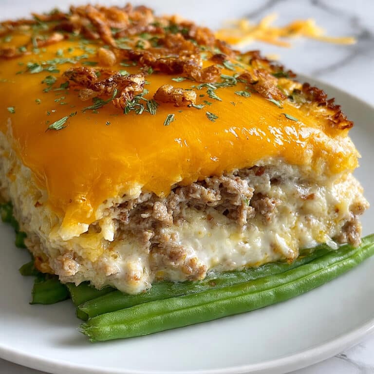 Hamburger Green Bean Casserole Recipe