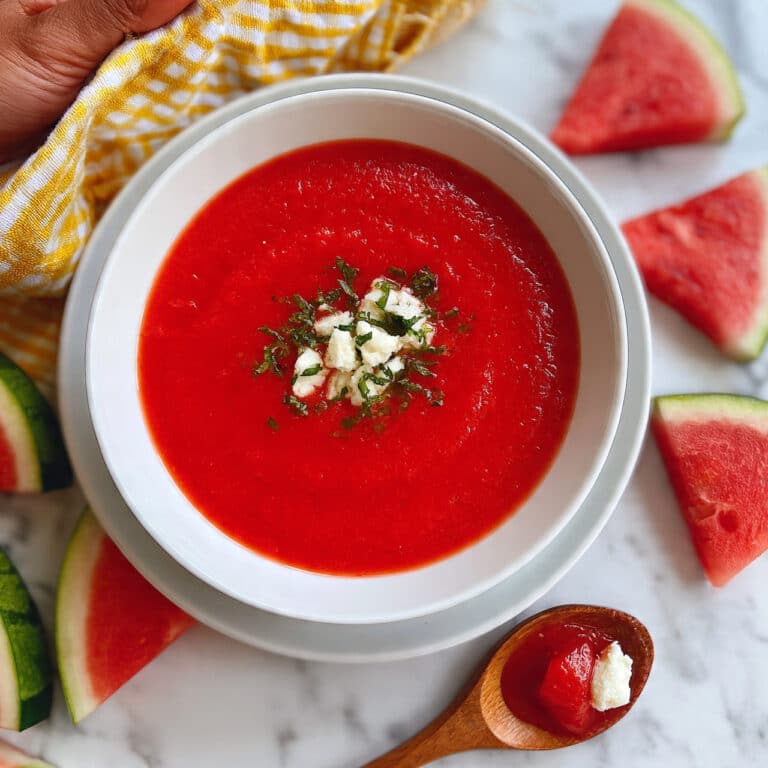 Chilled Watermelon Gazpacho Recipe