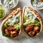 Sheet Pan Chicken Pitas with Herby Ranch Recipe