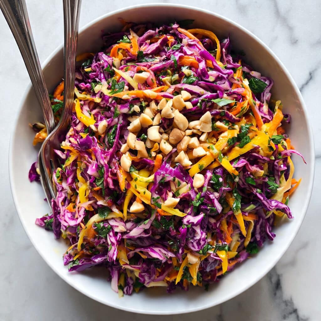 Sesame Cabbage Slaw Wraps Recipe