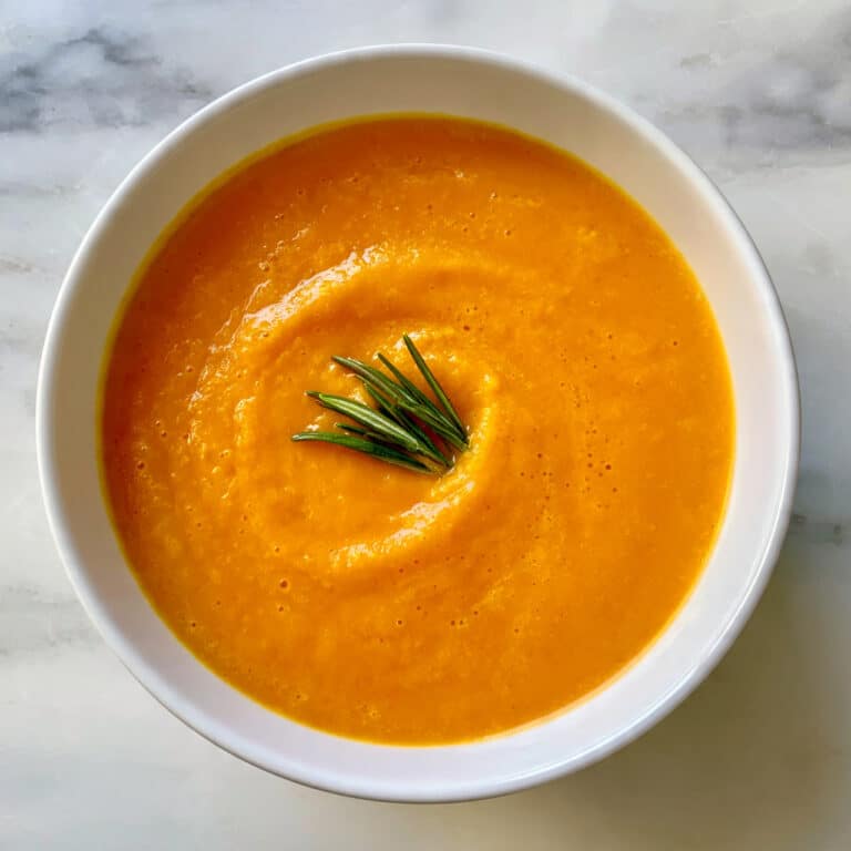 Creamy Butternut Squash Soup with a Hint of Sage Recipe