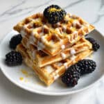 Lemon Vanilla Waffle French Toast Recipe