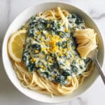 Lemon Ricotta Pasta with Spinach Recipe