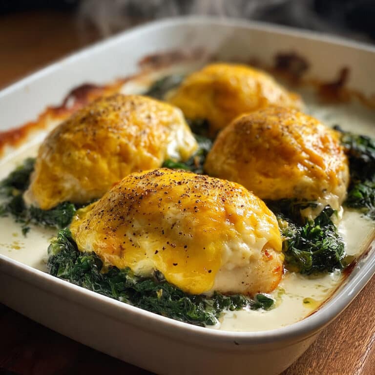Creamy Spinach & Chicken Bake Recipe