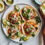 Healthy Chicken Tacos with Vegetables and Avocado Recipe