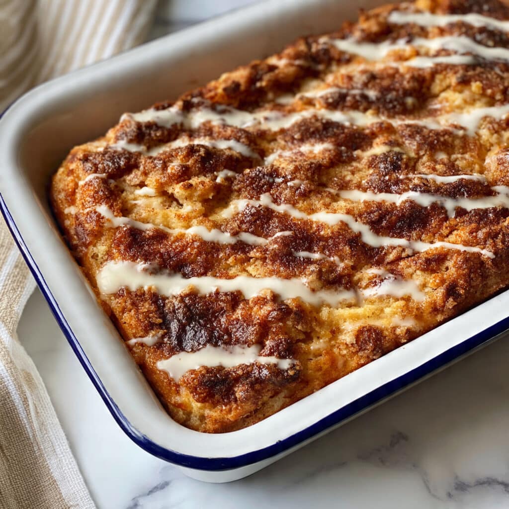 Cinnamon Roll Dump Cake Recipe