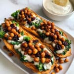 Sweet Potato Dinner with Grilled Chicken, Broccoli, and Greek Yogurt Sauce Recipe