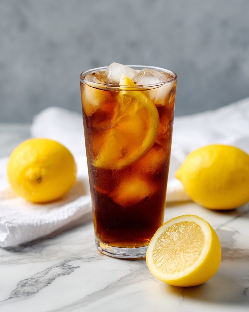 Lemon Vanilla Black Tea Iced Tea Recipe