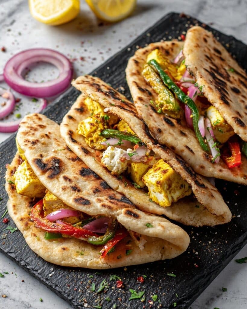 Spicy Paneer Frankie Recipe
