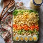 Nigerian Salad: Colorful Vegetable, Pasta, and Egg Salad with Creamy Dressing Recipe
