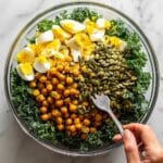 Spiced Chickpea Kale Salad Recipe