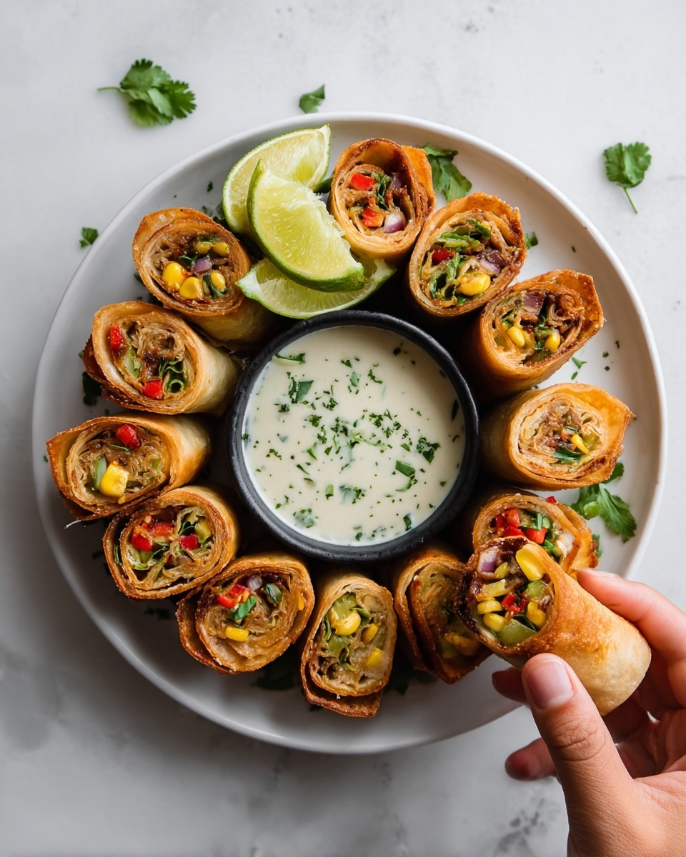 Air Fryer Southwestern Egg Rolls Recipe