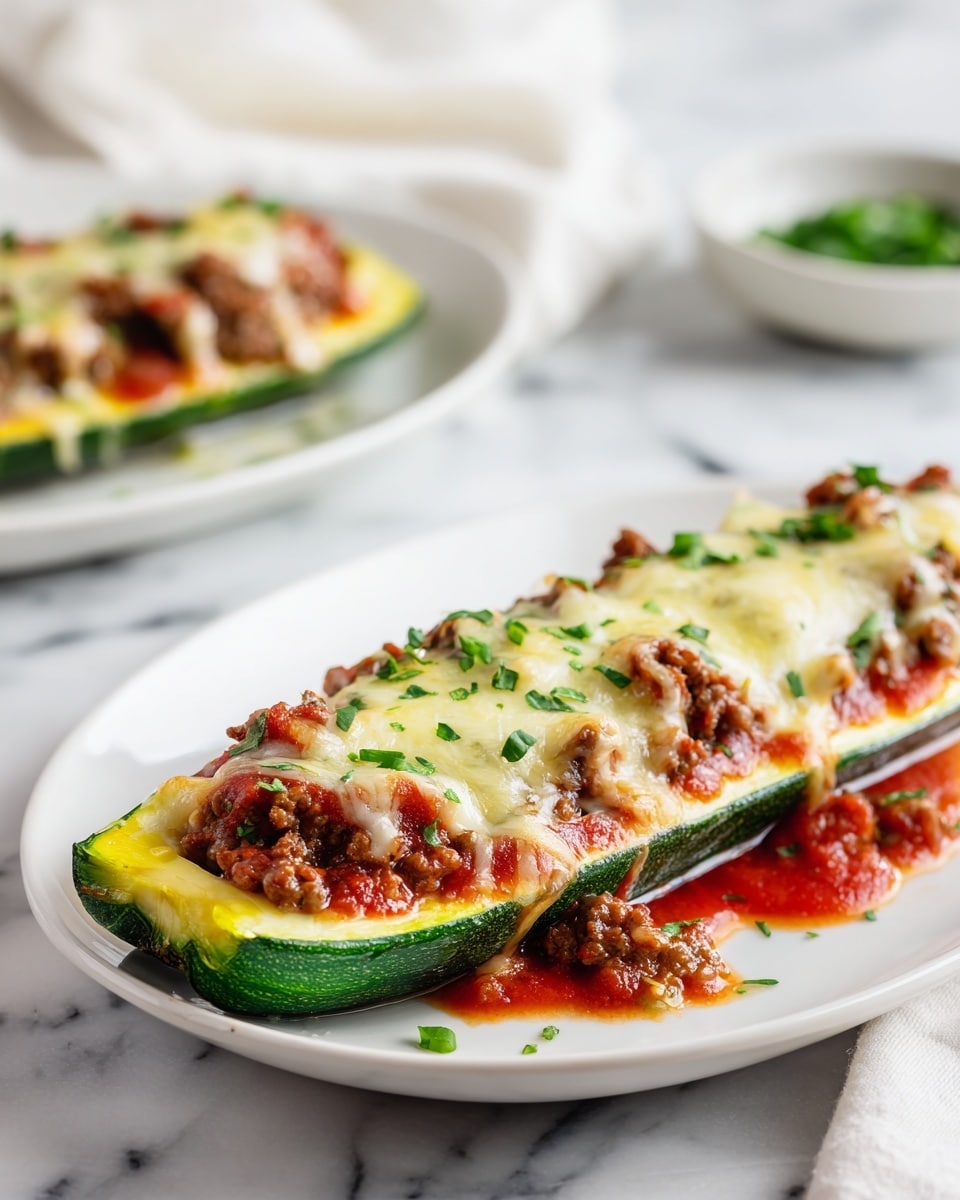 Zucchini Taco Boats Recipe