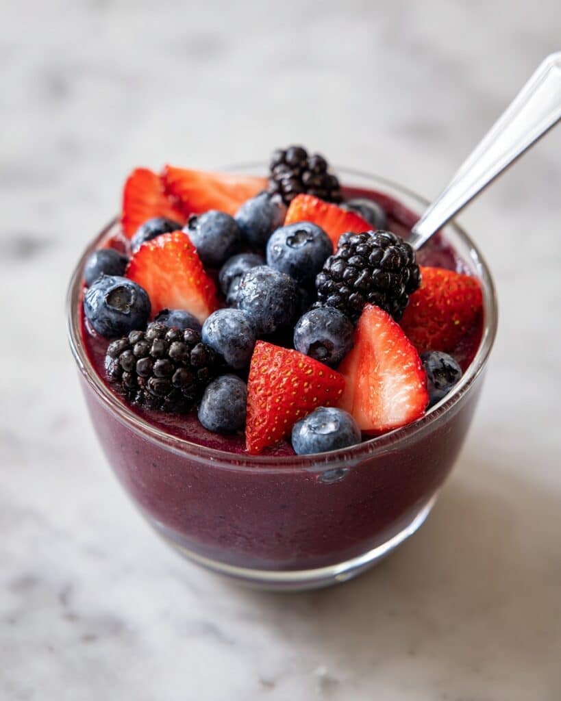Berry Chia Pudding with Fresh Berries and Vanilla Recipe