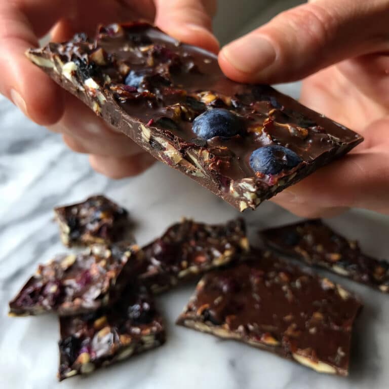 Blueberry Chocolate Bark Recipe