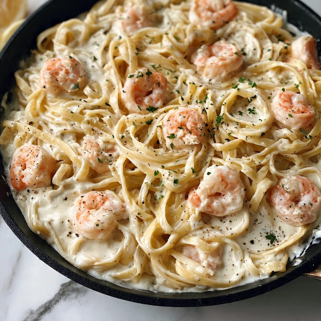 Shrimp Alfredo Pasta Recipe