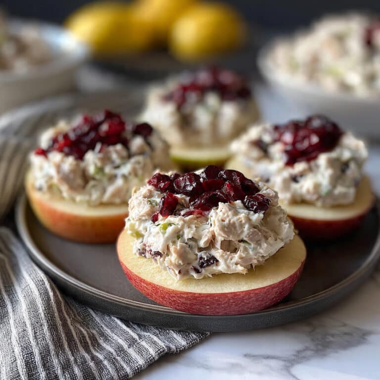High-Protein Tuna Salad Bites with Cosmic Crisp Apples Recipe