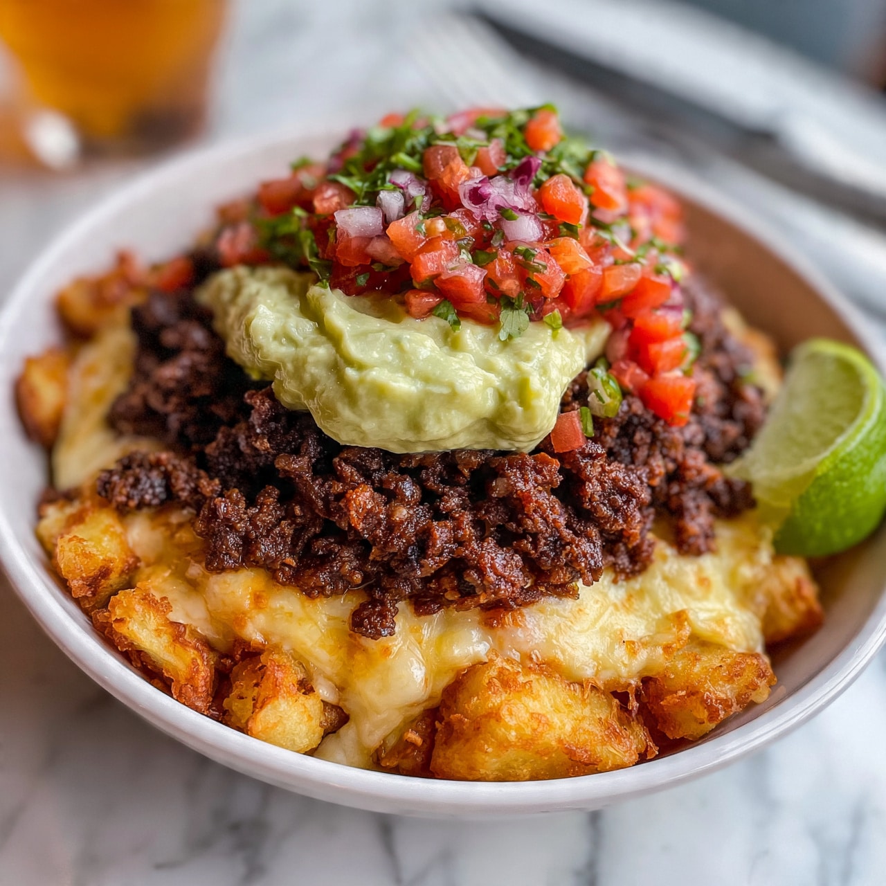 Taco Loaded Potato Bowl Recipe