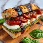 Chicken Pesto Caprese Sandwiches Recipe