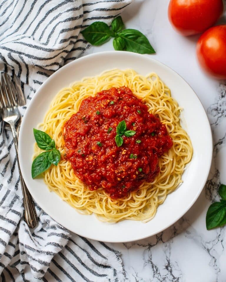 Spaghetti Sauce with Fresh Garden Tomatoes Recipe