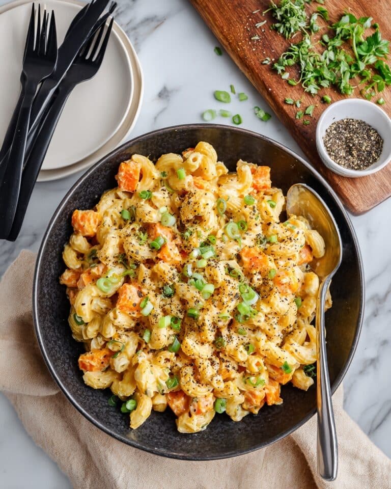 Classic Summer Cheesy Macaroni Salad Recipe