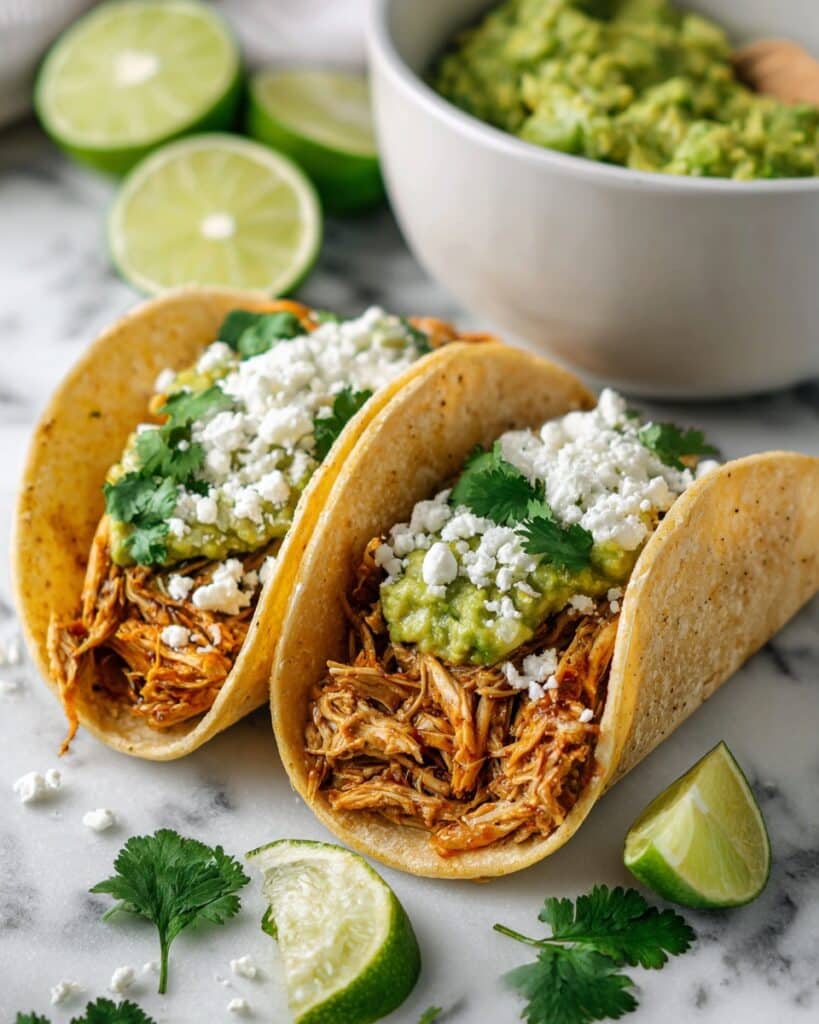 Easy Crock Pot Chicken Tacos Recipe