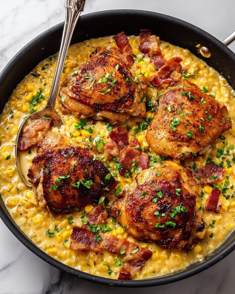 Garlic Butter Creamed Corn Chicken Recipe