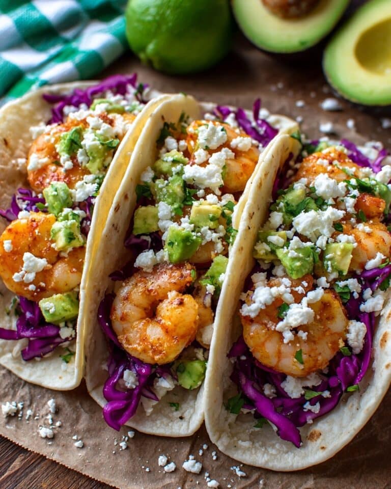 Grilled Shrimp Tacos with Creamy Lime Sauce Recipe