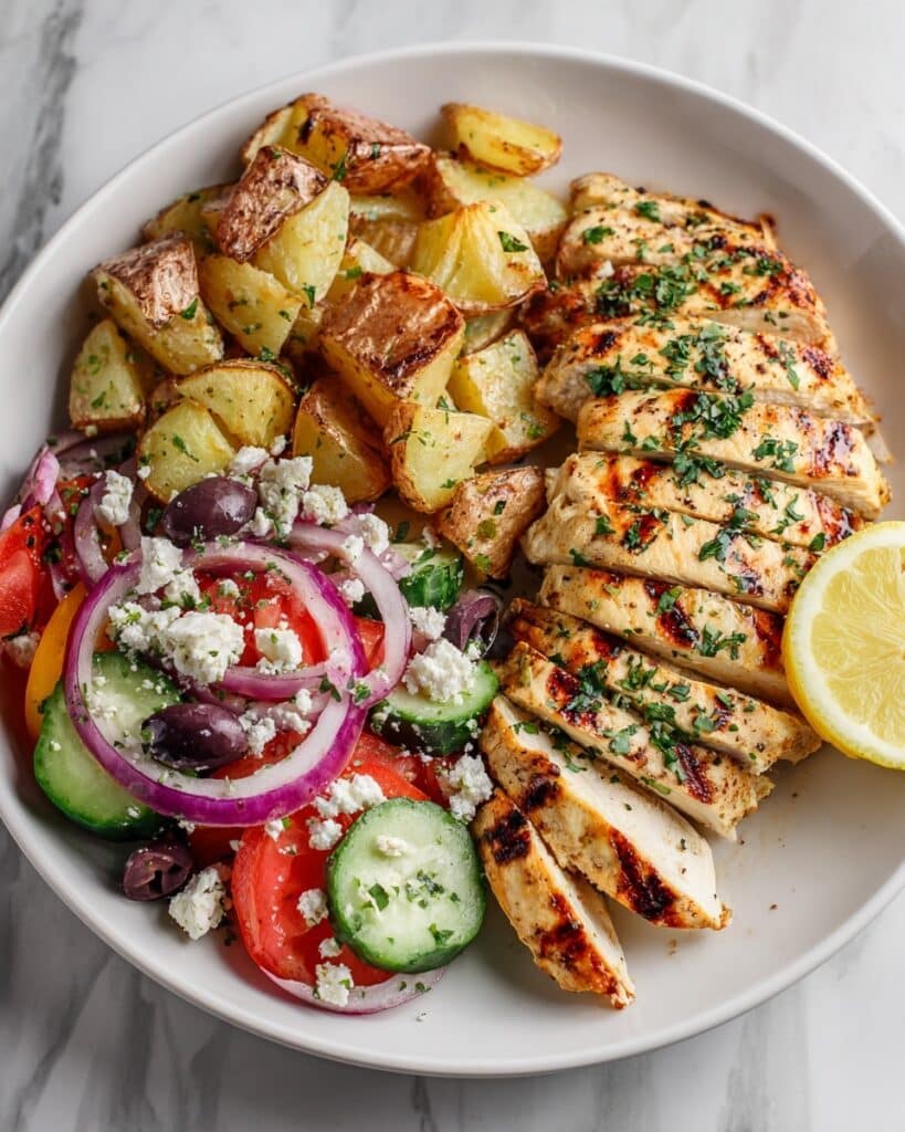 Greek Grilled Lemon Garlic Chicken Recipe
