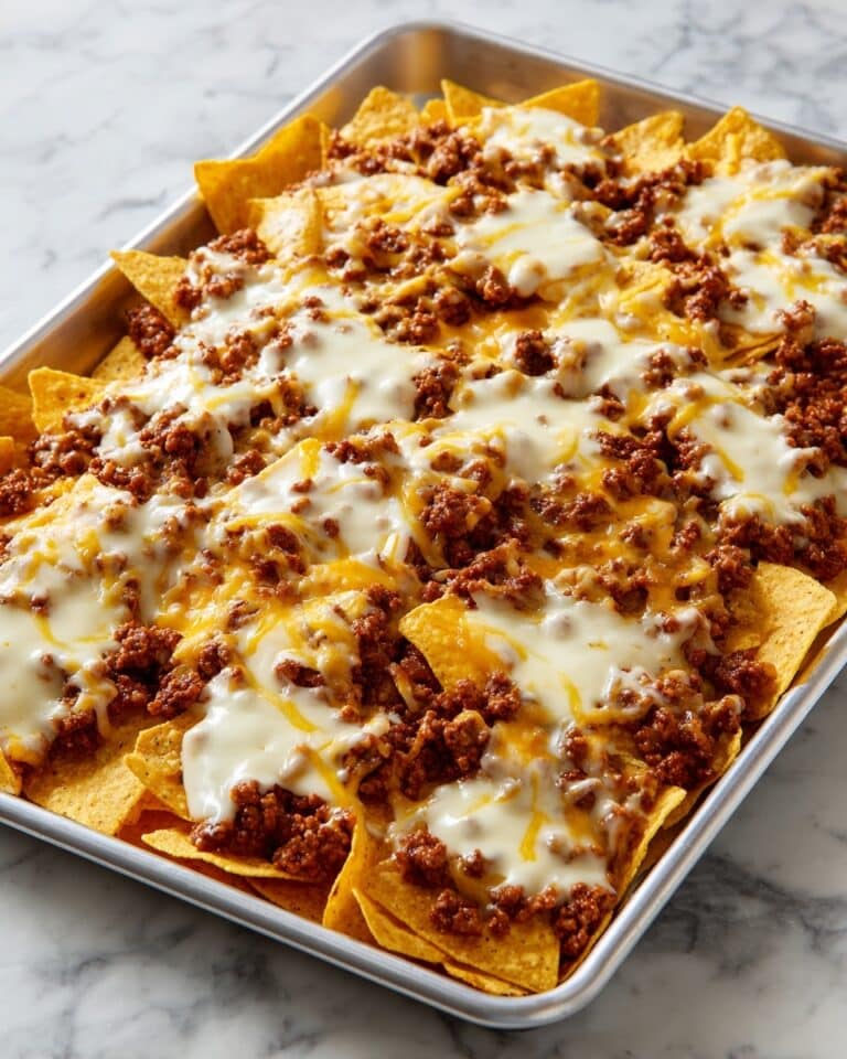 Oven-Baked Loaded Nachos with Cheese, Black Beans, and Fresh Toppings Recipe