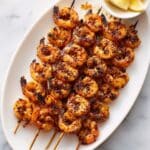 15-Minute Spicy Buttery Asian Grilled Shrimp Recipe