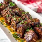 Oven-Baked Beef Kabobs with Colorful Vegetables Recipe