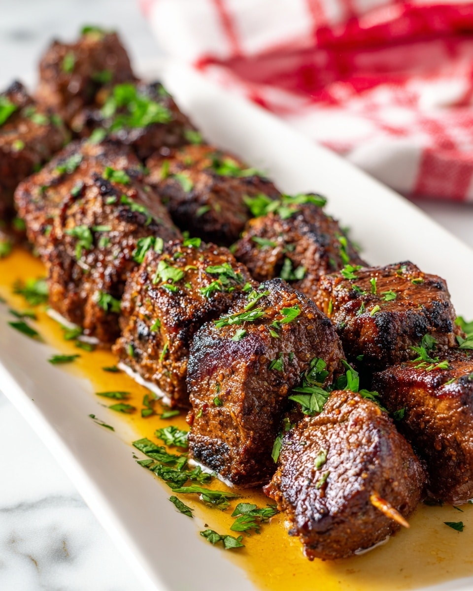 Oven-Baked Beef Kabobs with Colorful Vegetables Recipe