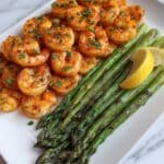 Lemon Butter Shrimp and Asparagus Skillet Recipe