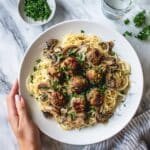 Chicken Meatballs with Marsala Sauce Recipe