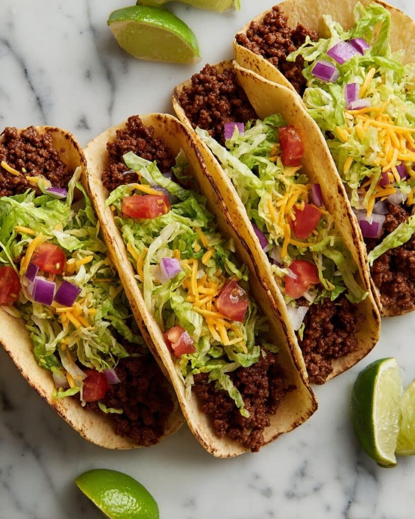 Easy Homemade Ground Meat Tacos Recipe