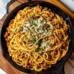 Creamy Parmesan Garlic Spaghetti Sauce Recipe