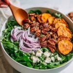 Fuji Apple Salad with Cranberries, Pecan, and Feta Recipe
