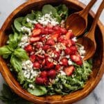 Goat Cheese Salad with Arugula and Strawberries Recipe