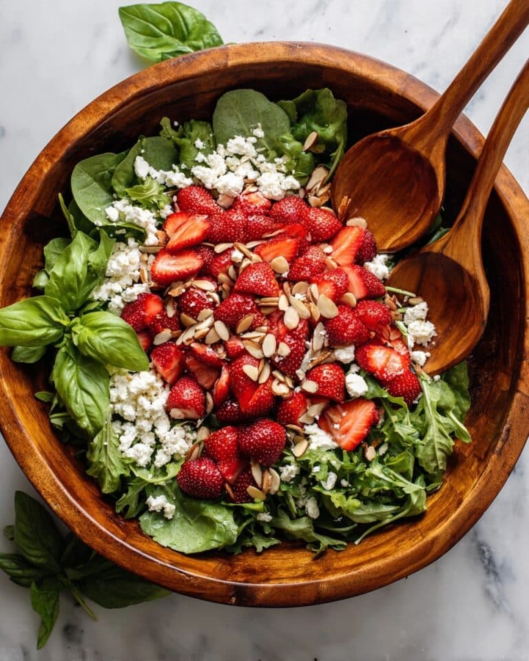 Goat Cheese Salad with Arugula and Strawberries Recipe