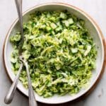 Cabbage Green Goddess Salad with Creamy Herb Dressing Recipe