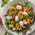 Grilled Peach and Burrata Salad Recipe